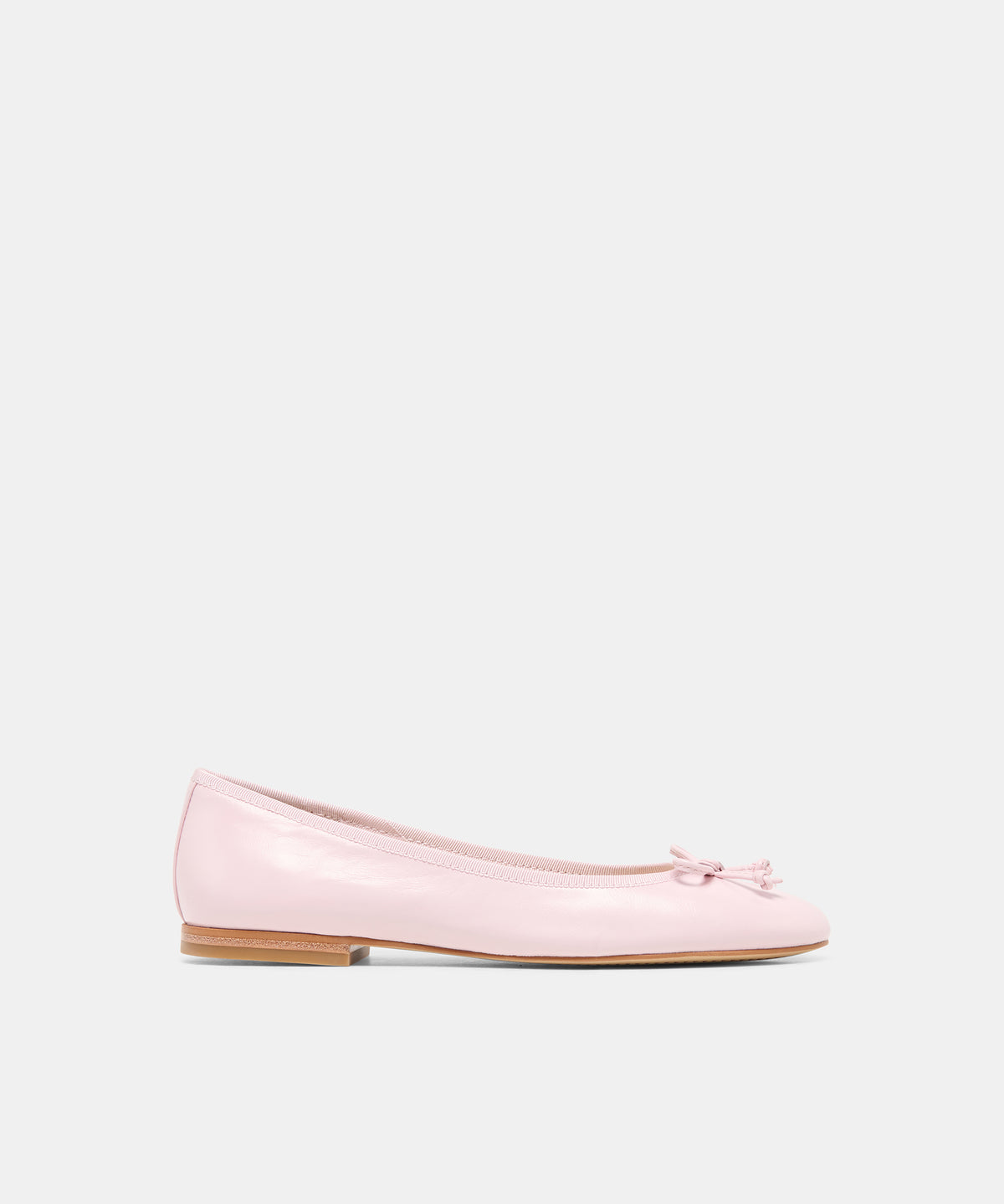 RITLA Light Pink Crinkle Patent Ballet Flats | Dolce Vita