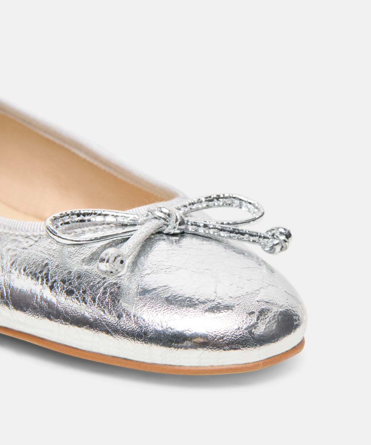 RITLA BALLET FLATS SILVER CRINKLE PATENT - view 5