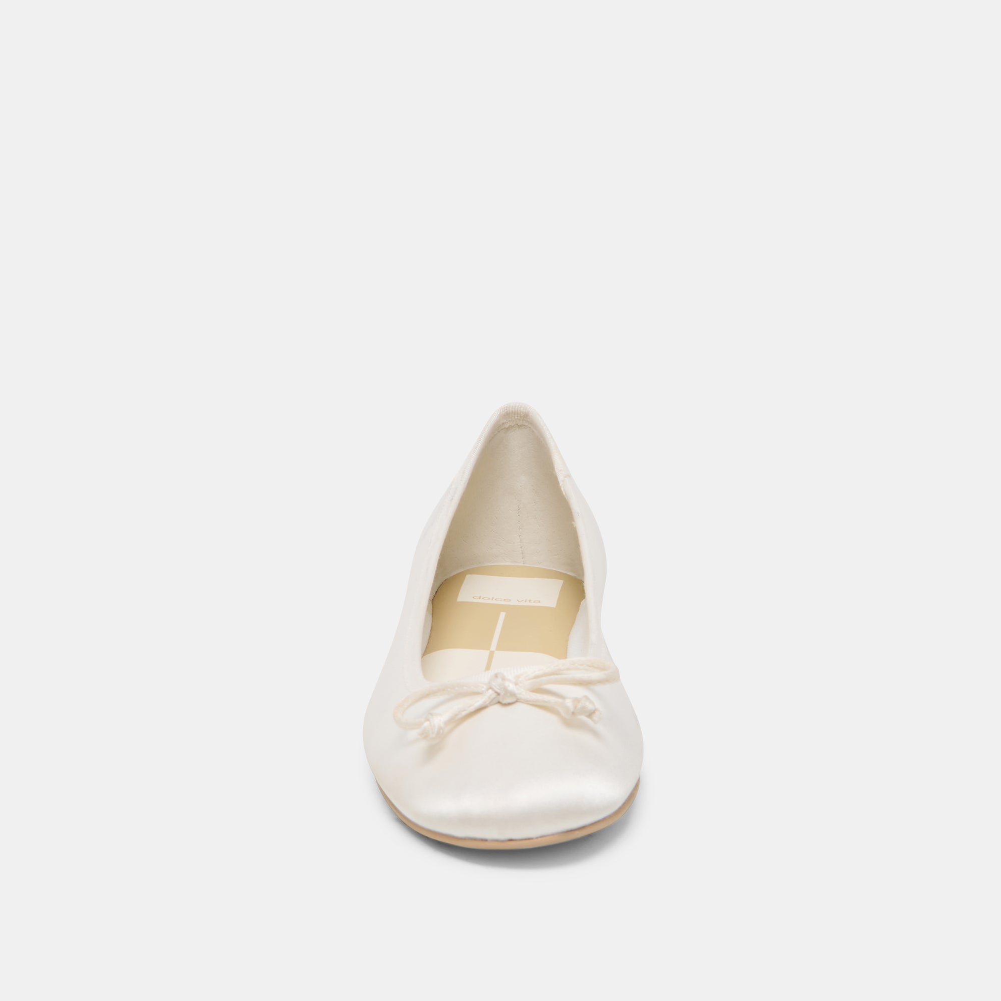 RITLA BALLET FLATS WHITE SATIN - view 6
