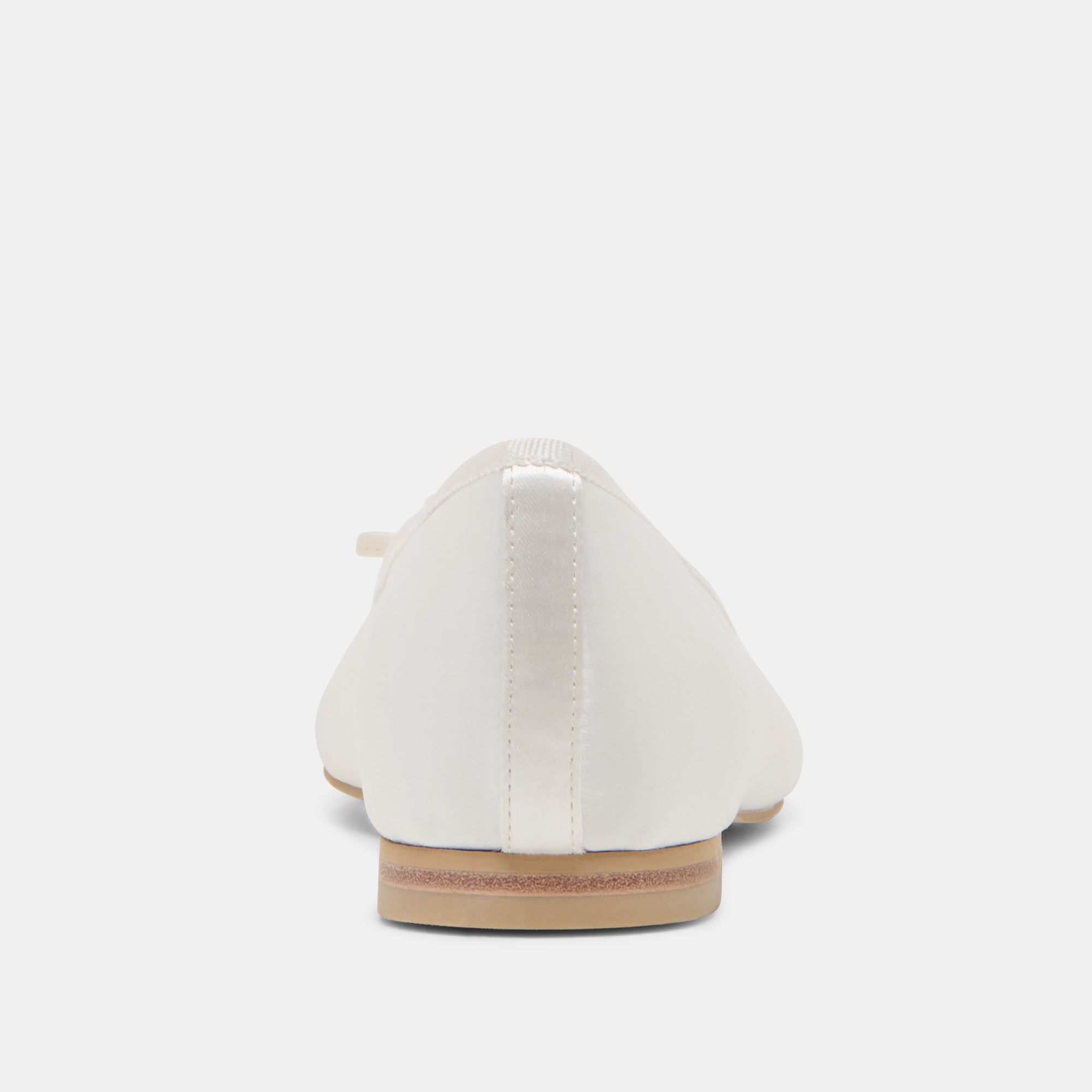 RITLA BALLET FLATS WHITE SATIN - view 7