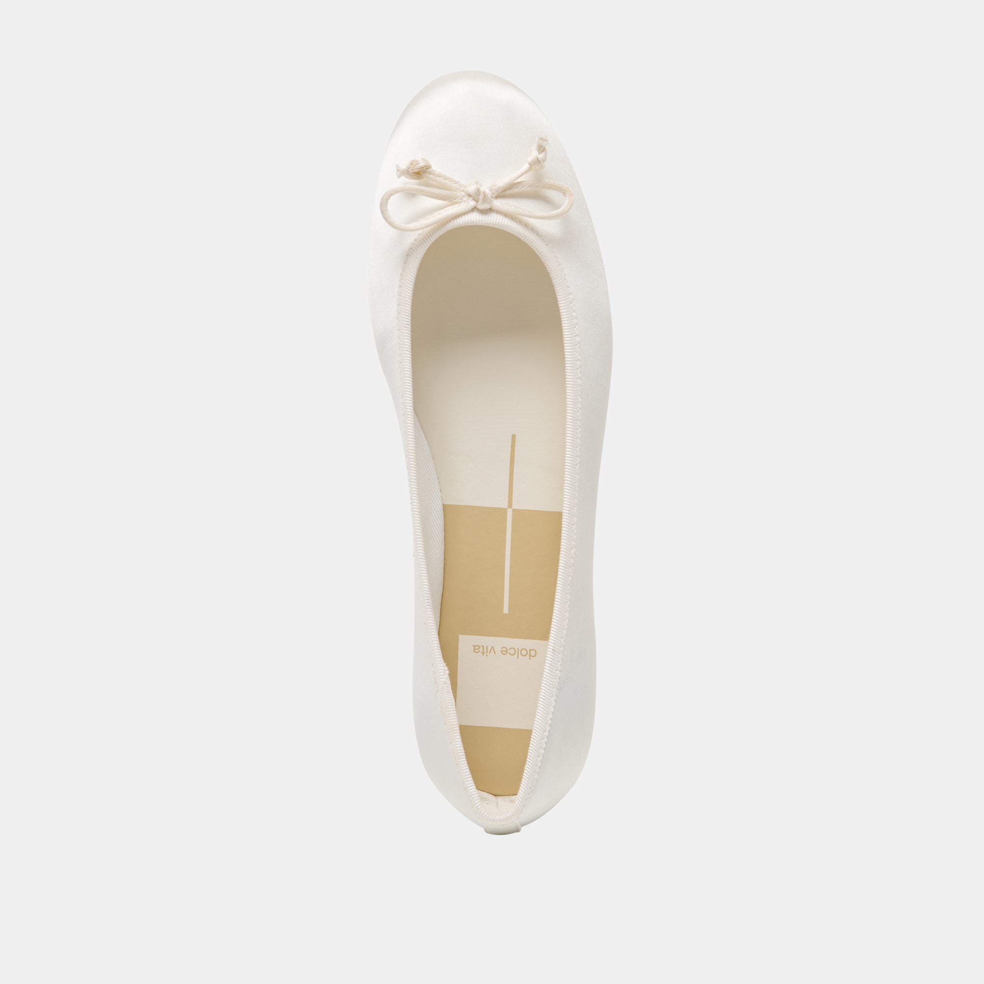 RITLA BALLET FLATS WHITE SATIN - view 8