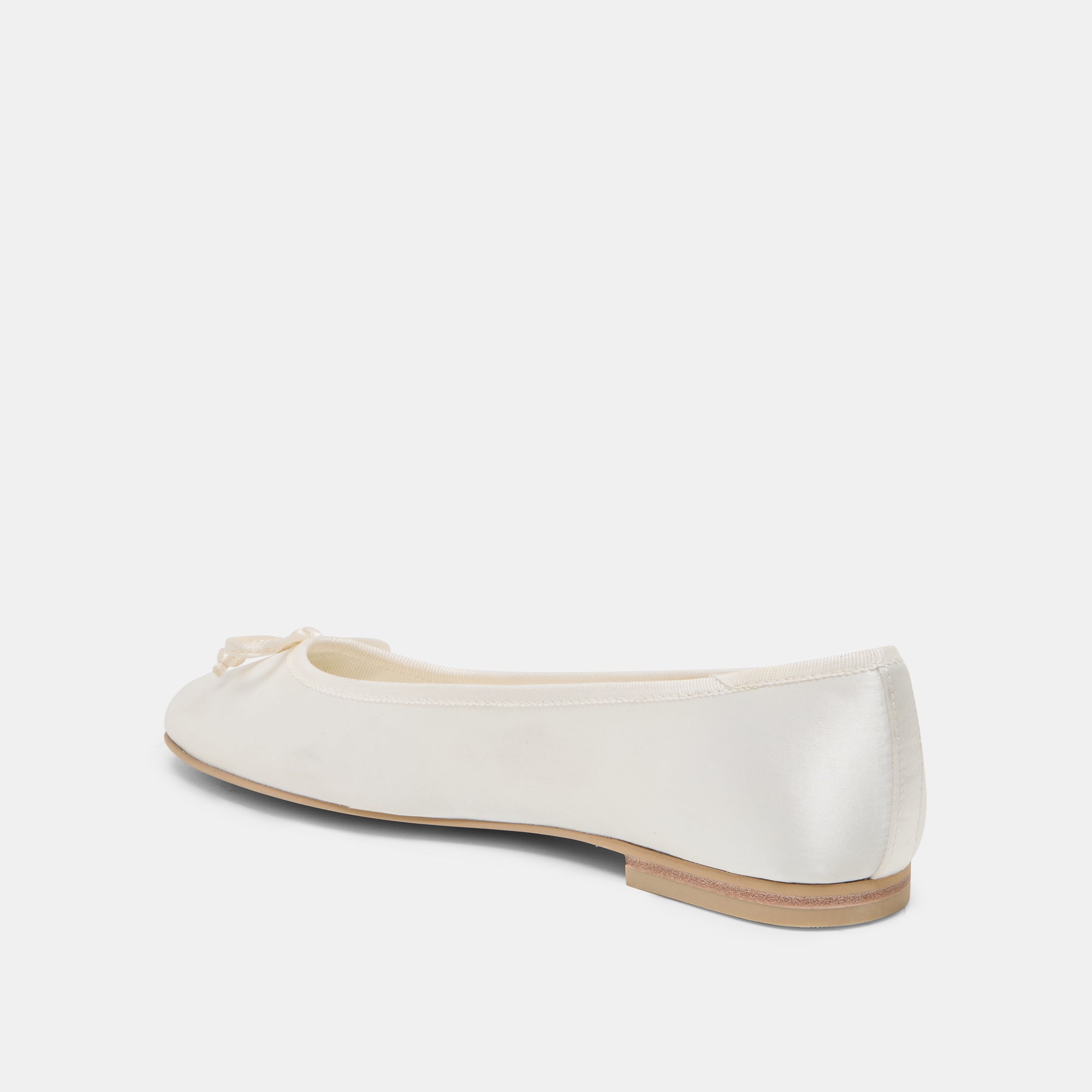 RITLA BALLET FLATS WHITE SATIN - view 5