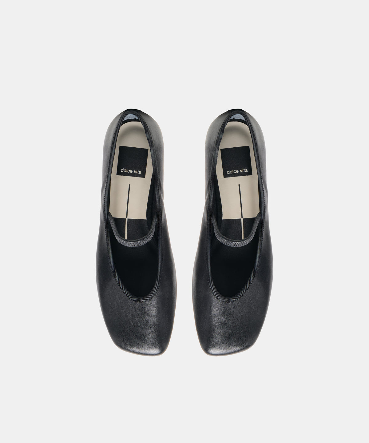 RONEN BALLET FLATS BLACK LEATHER - view 2