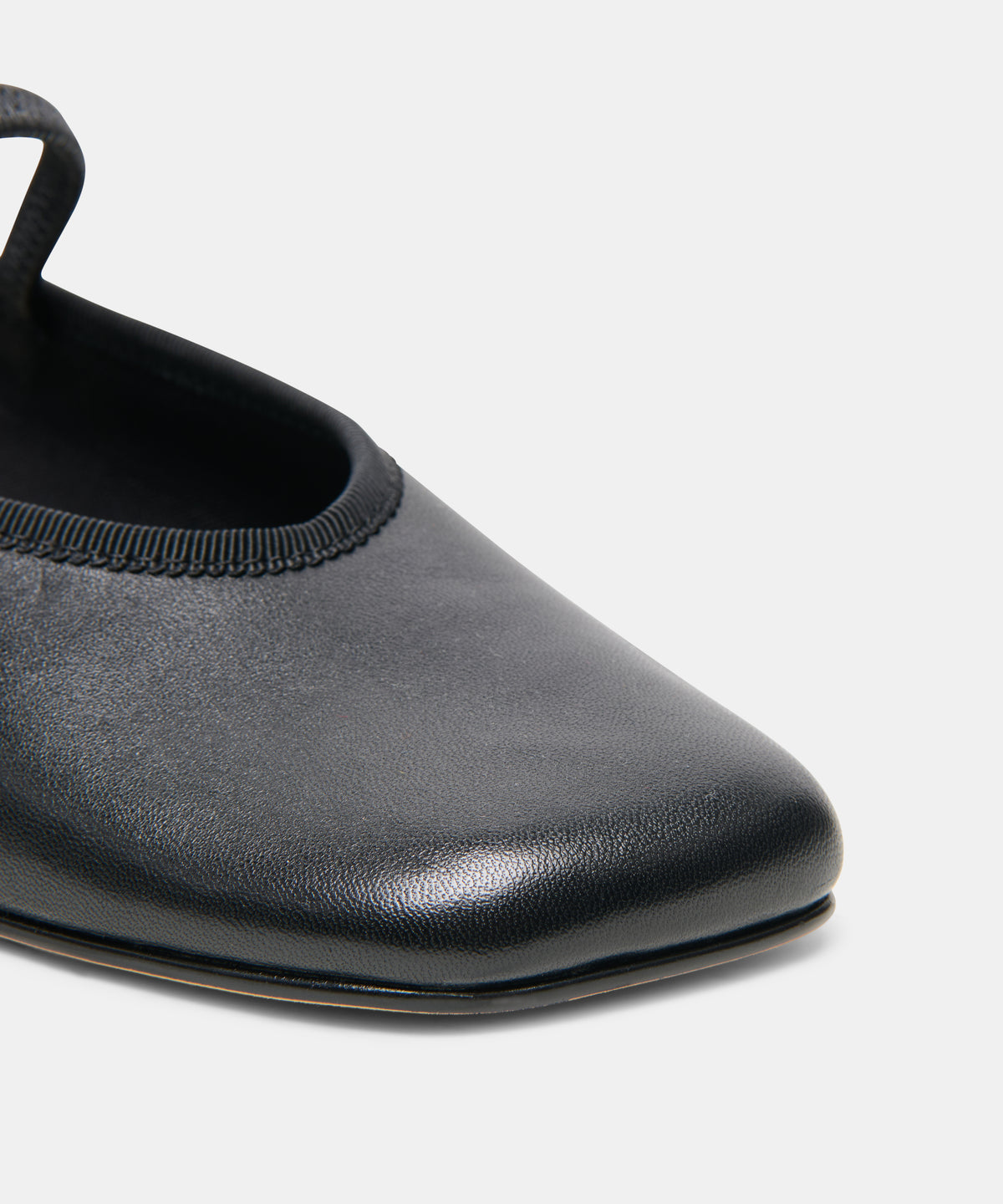 RONEN BALLET FLATS BLACK LEATHER - view 5