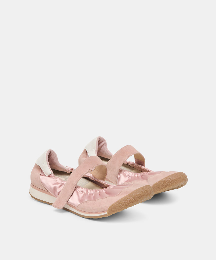 SPRUCE SNEAKERS AGED ROSE SATIN
