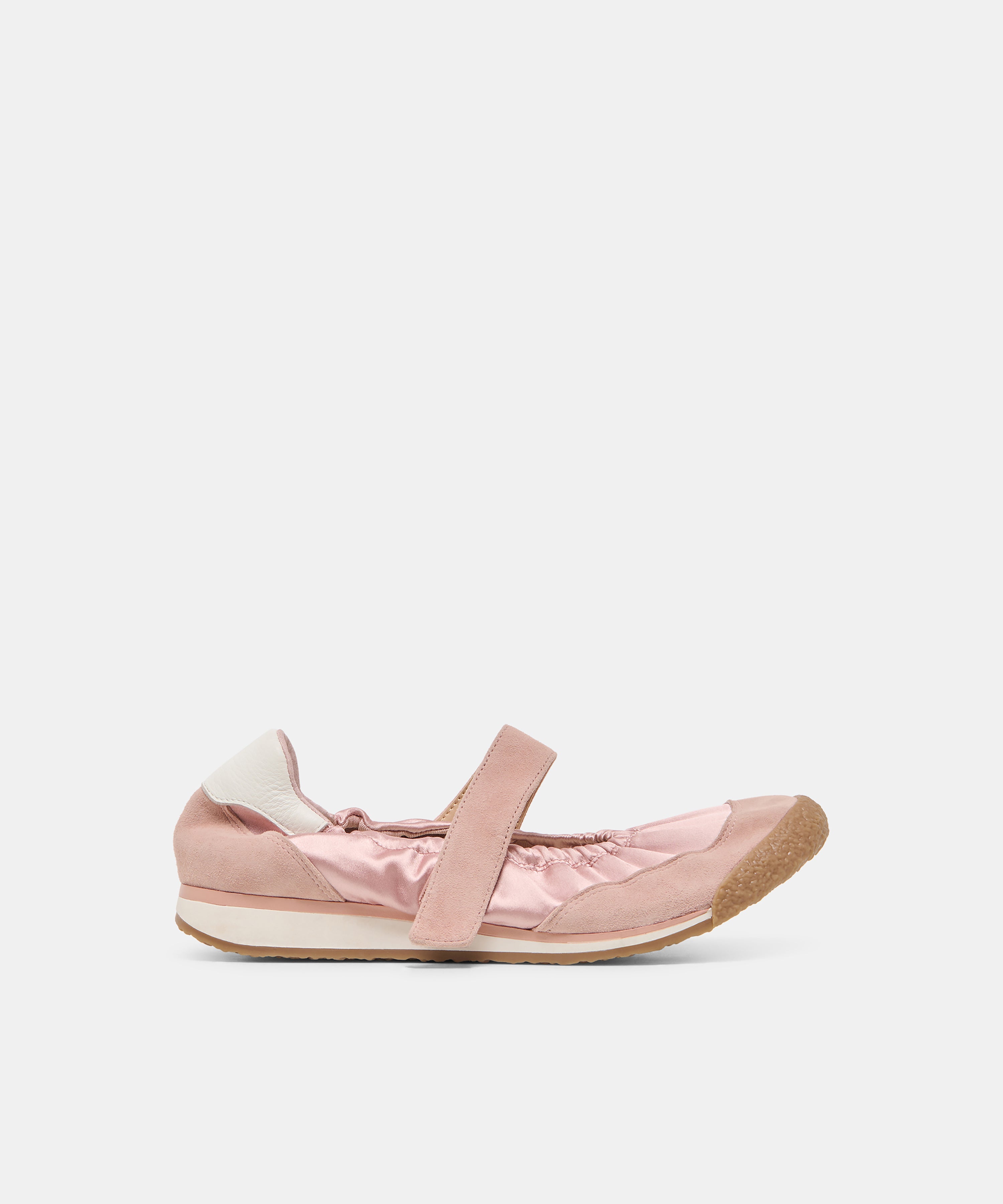 SPRUCE Aged Rose Satin Mary-Jane Ballet Sneakers | Dolce Vita