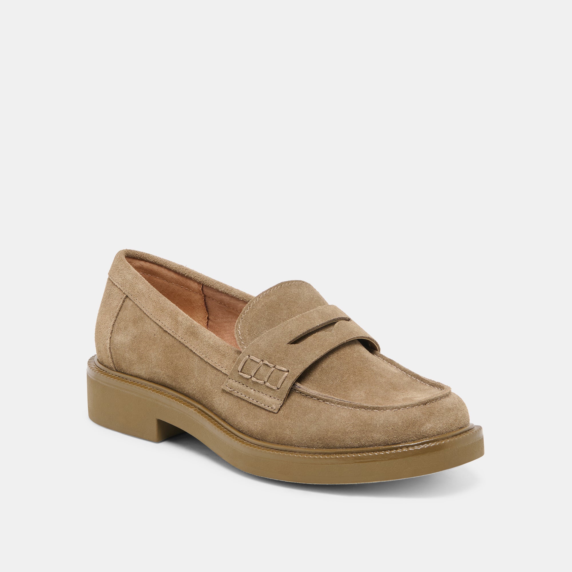 TIGGY LOAFERS OLIVE SUEDE - view 2
