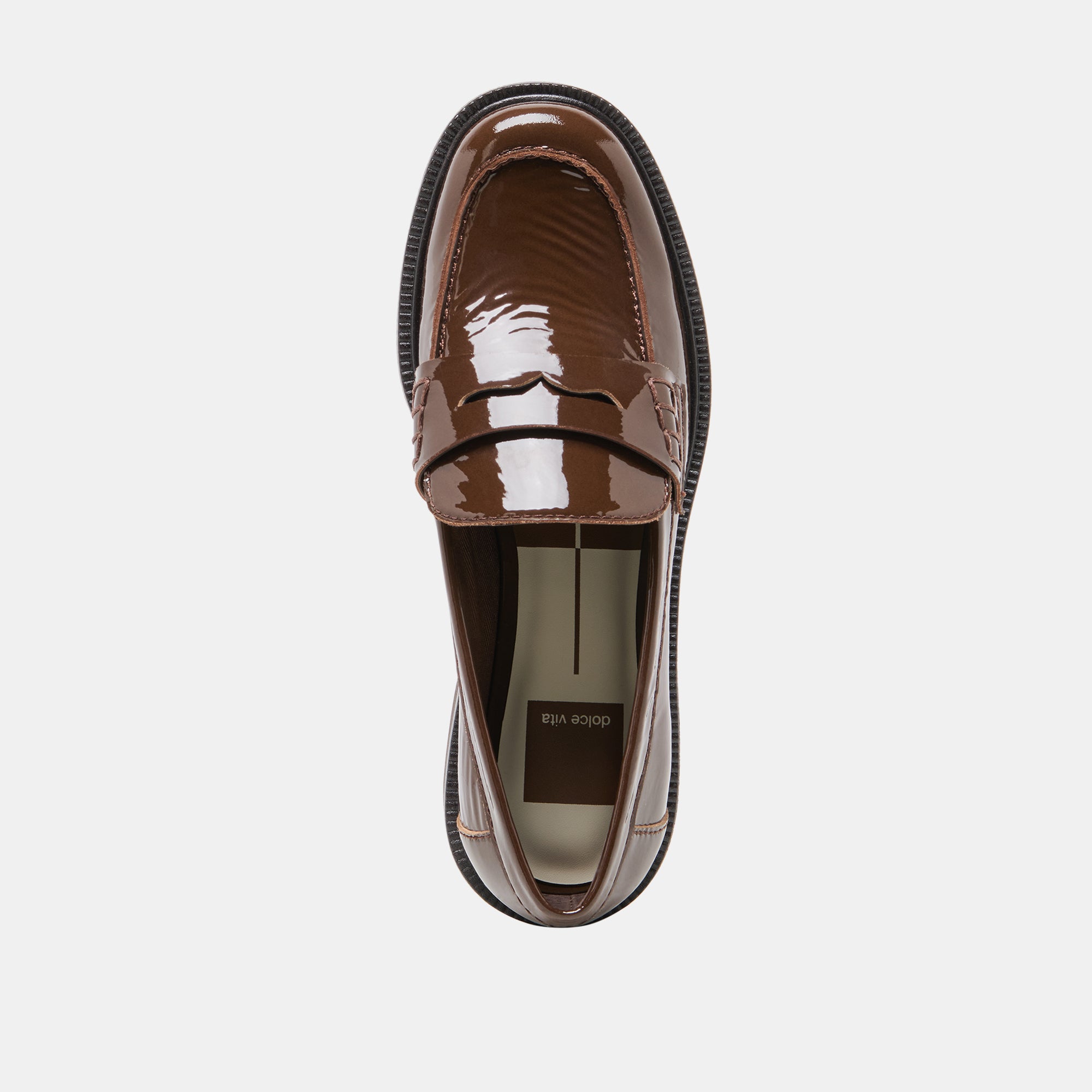 TIGGY LOAFERS WALNUT CRINKLE PATENT - view 8