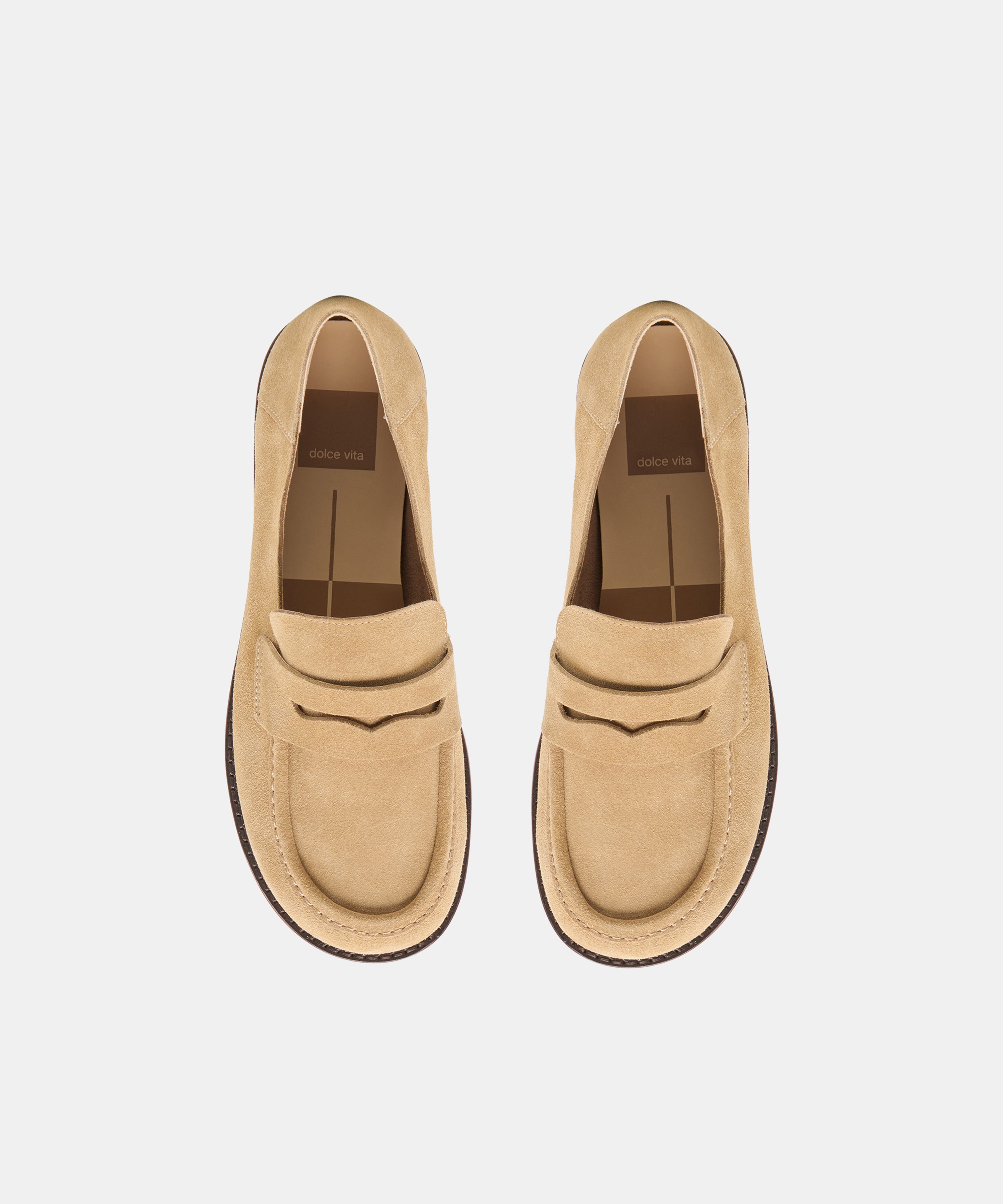 YASMYN LOAFERS CASHEW SUEDE - view 3