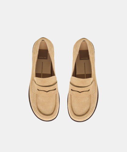YASMYN LOAFERS CASHEW SUEDE