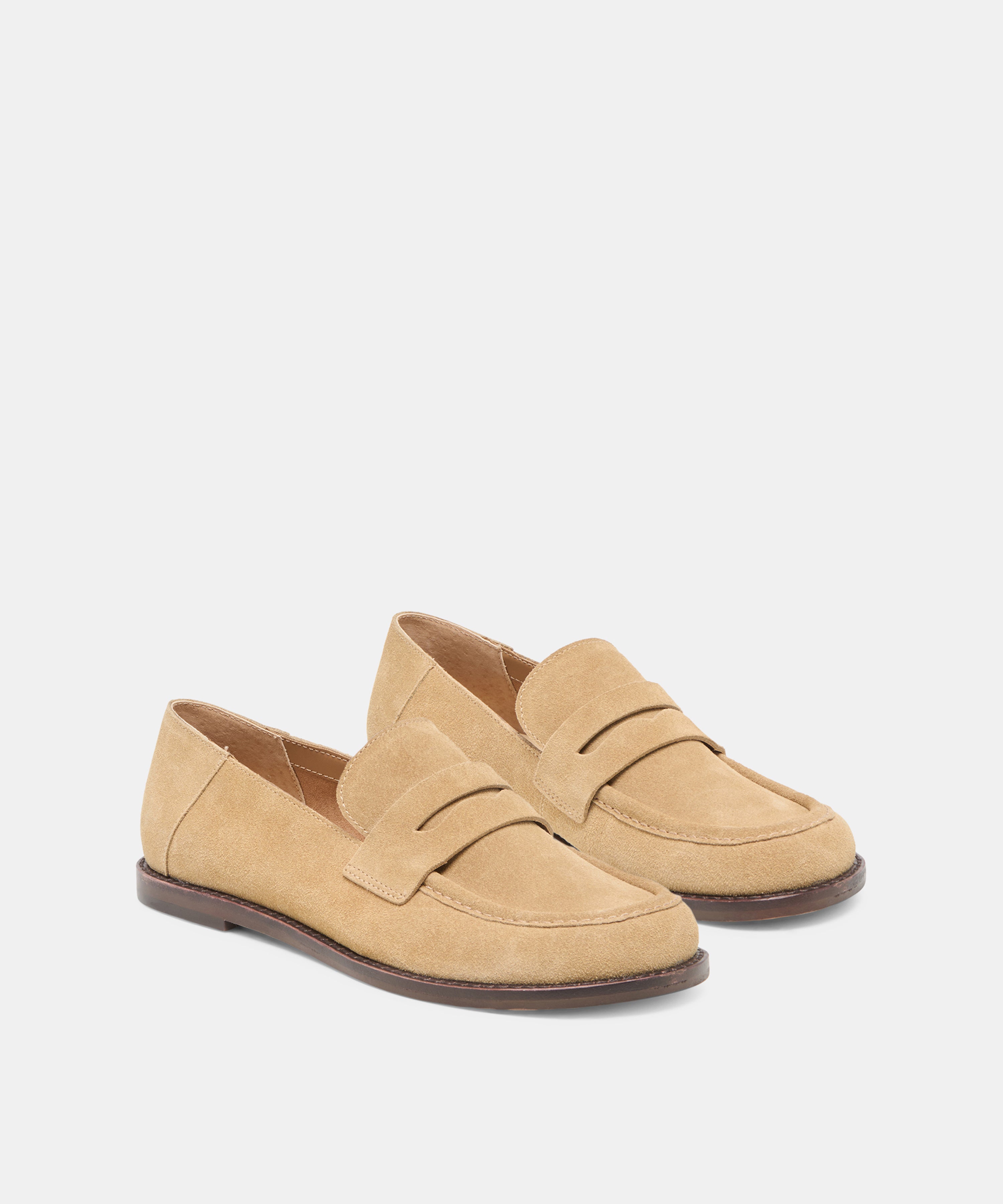 YASMYN LOAFERS CASHEW SUEDE - view 2