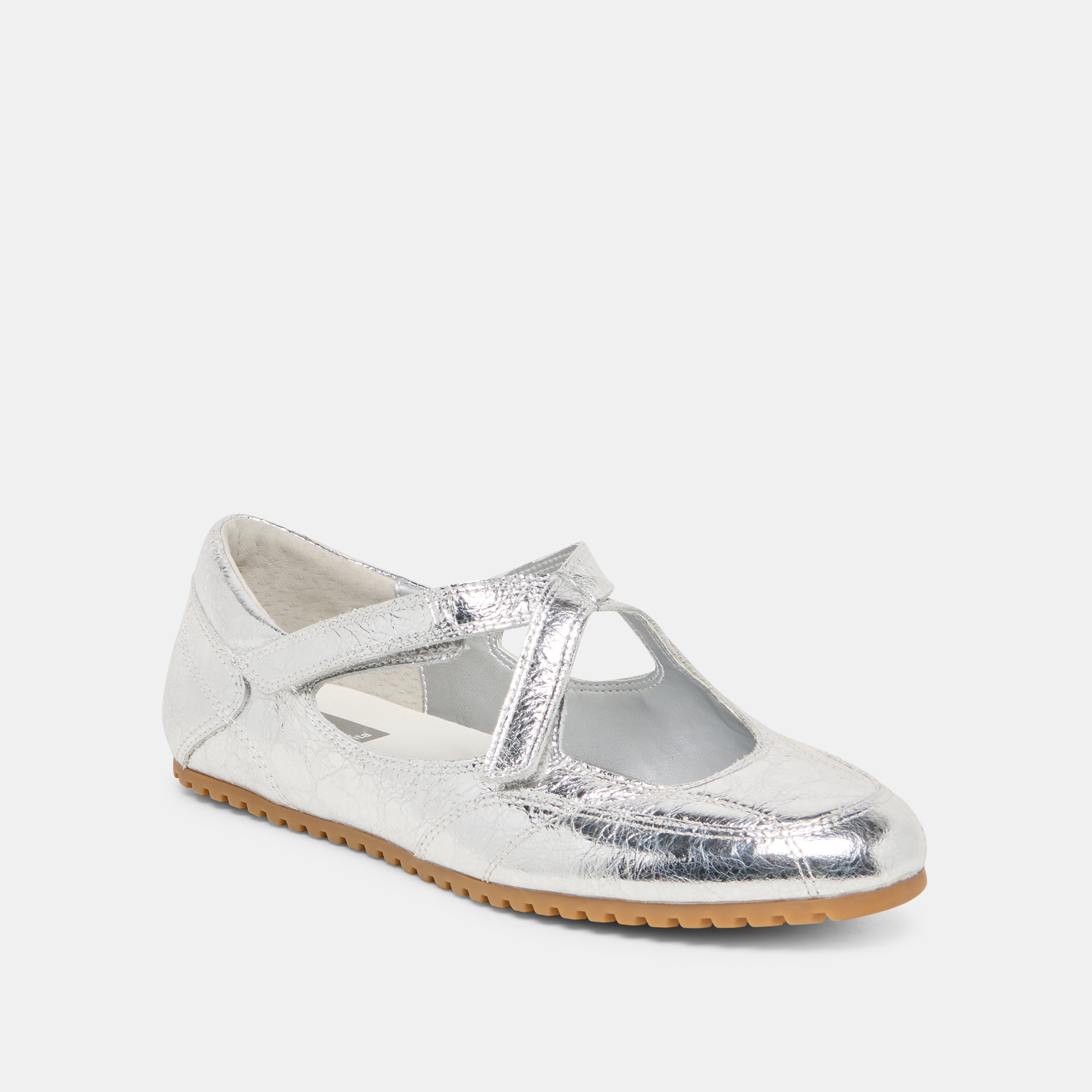 YONO SNEAKERS SILVER DISTRESSED LEATHER - view 2