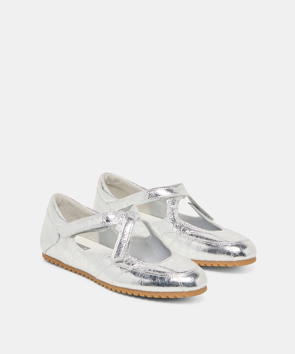 YONO SNEAKERS SILVER DISTRESSED LEATHER - view 2