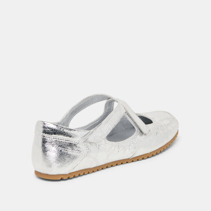 YONO SNEAKERS SILVER DISTRESSED LEATHER
