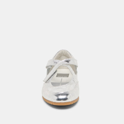 YONO SNEAKERS SILVER DISTRESSED LEATHER