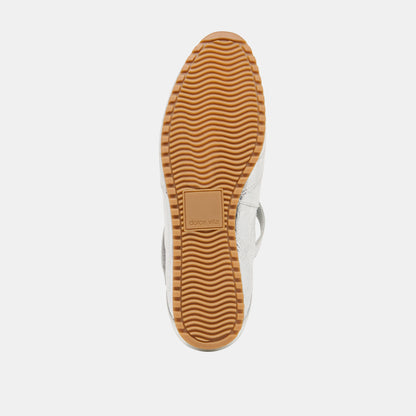 YONO SNEAKERS SILVER DISTRESSED LEATHER