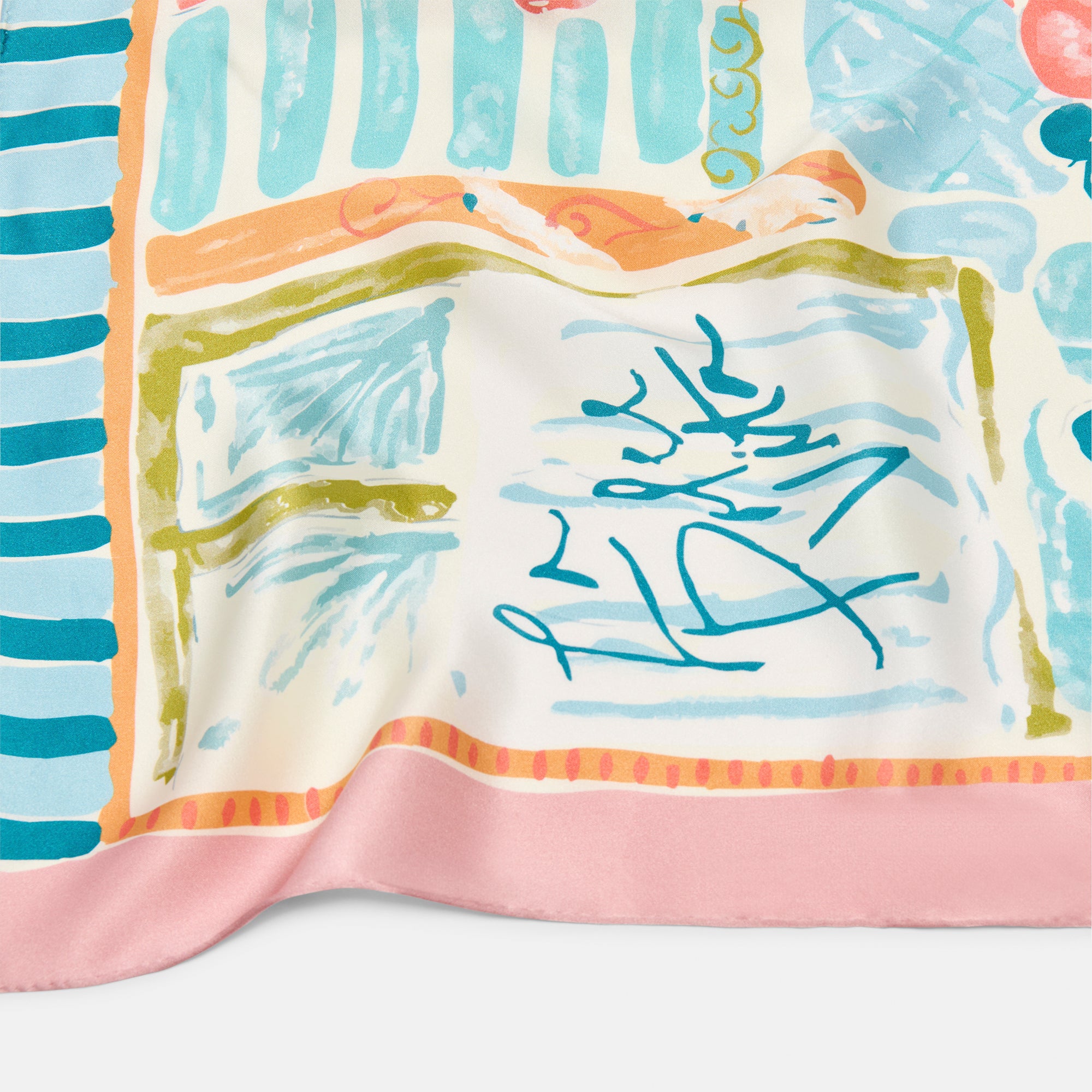 LA DOLCE VITA SCARF PASTEL MULTI