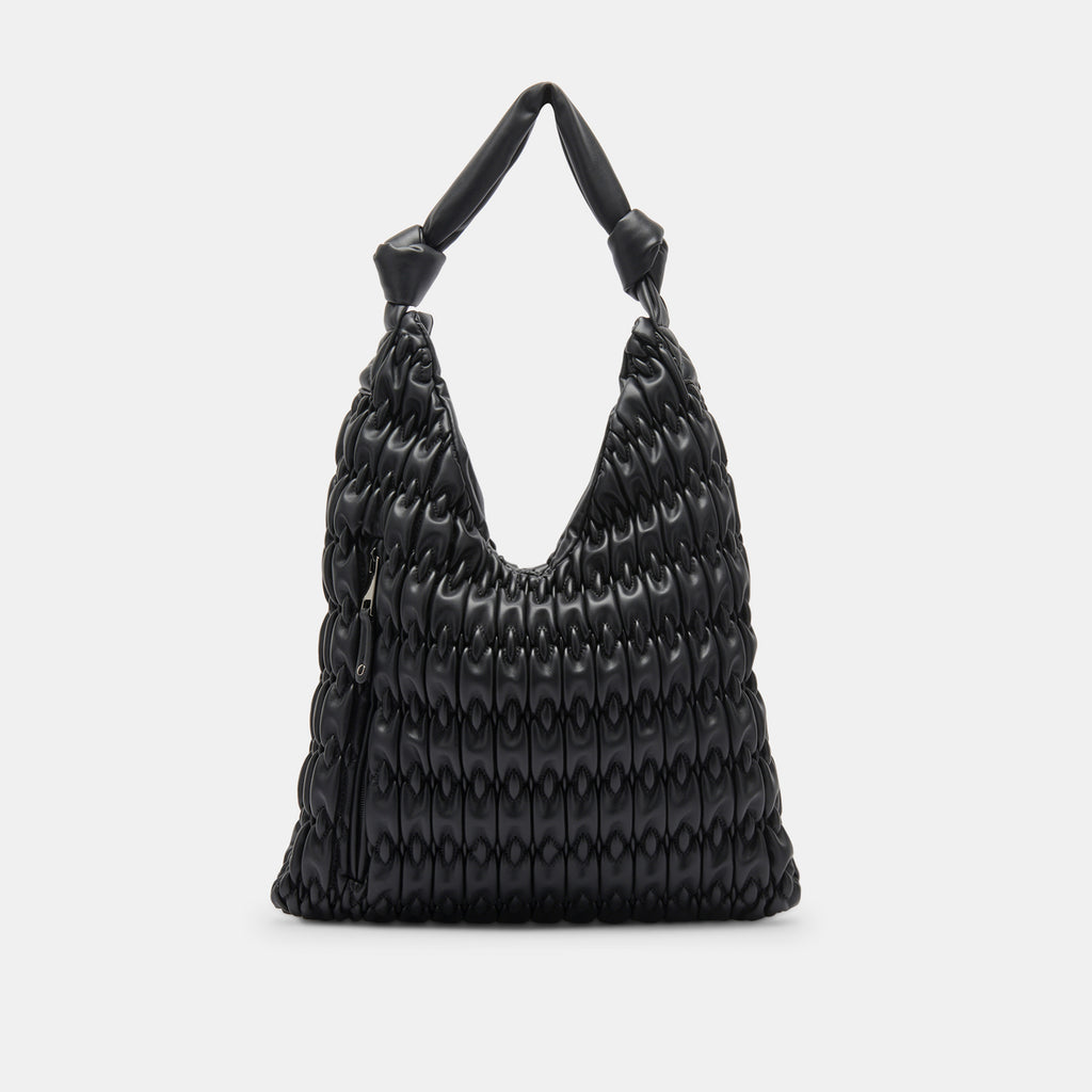 ANGIE TOTE BLACK FAUX LEATHER - image 1