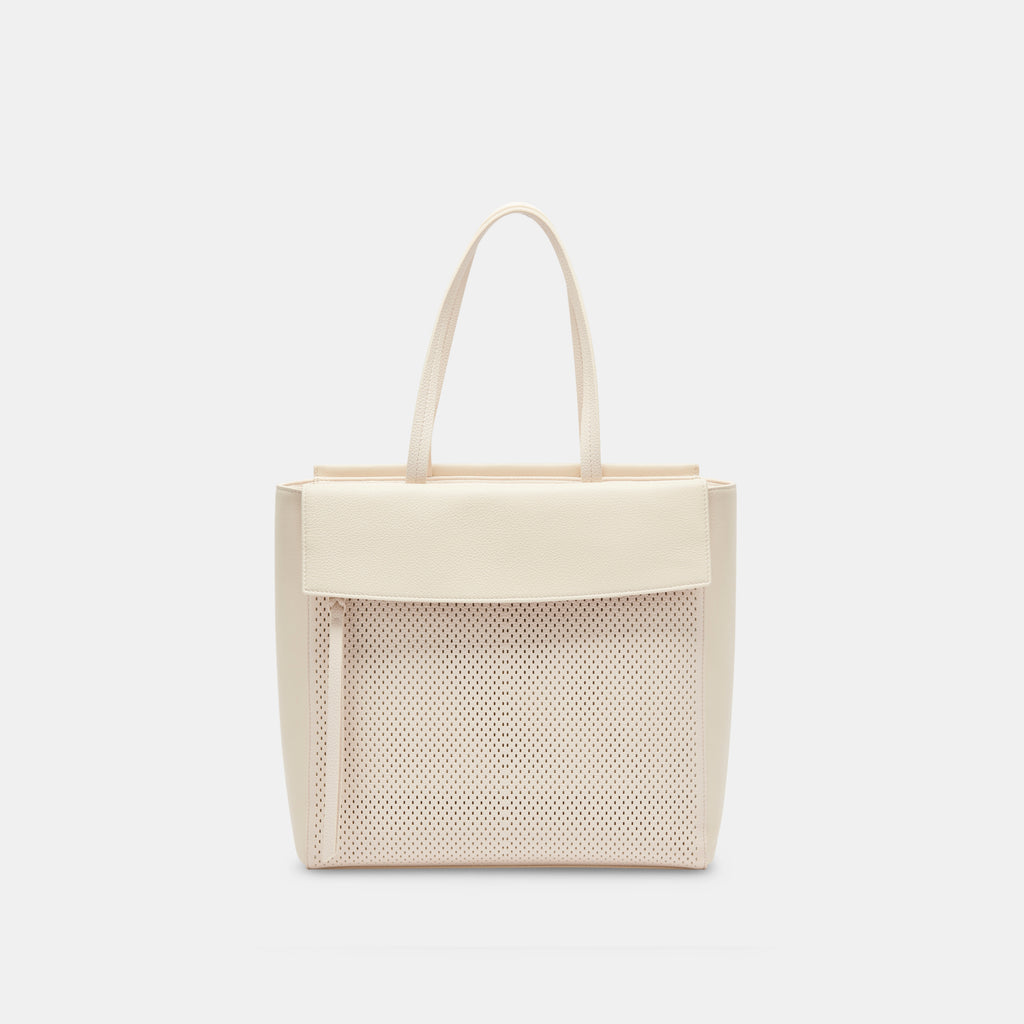 ARIELLA TOTE IVORY LEATHER - image 1