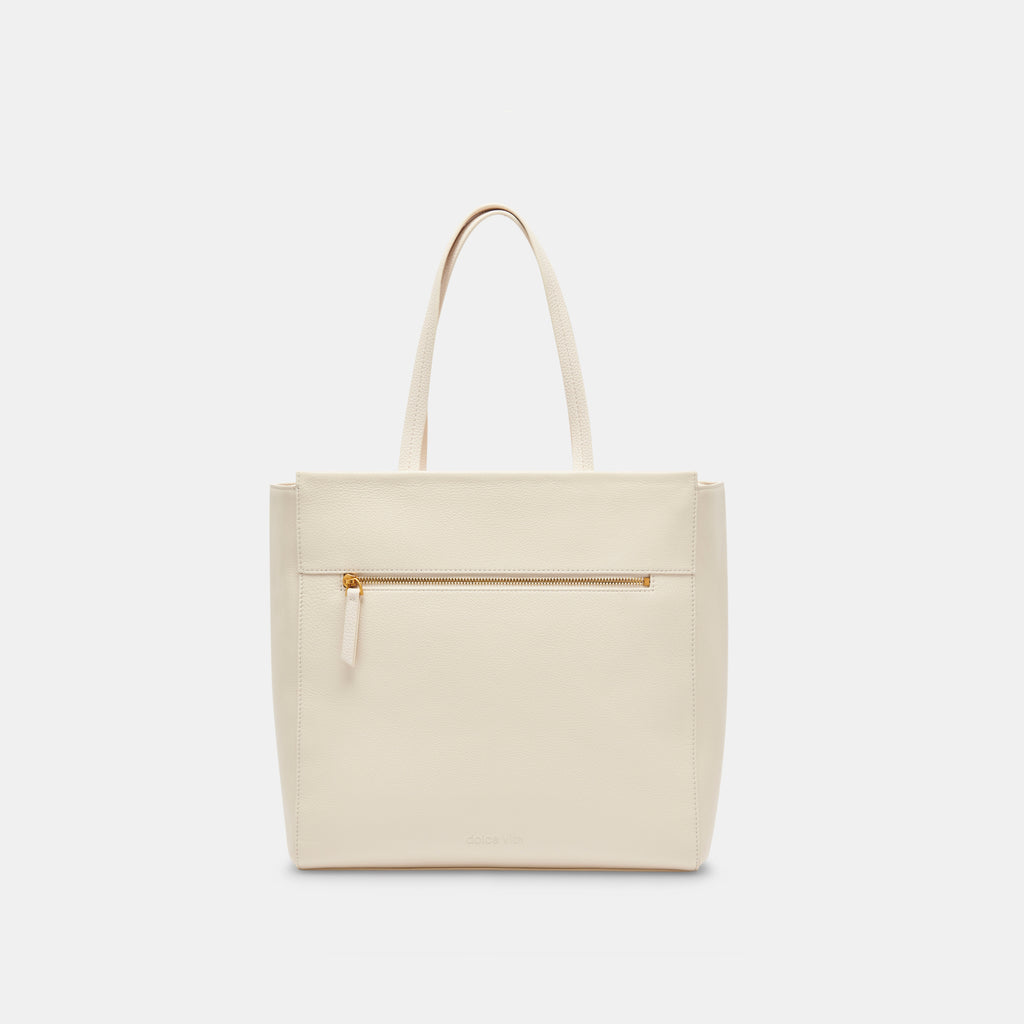 ARIELLA TOTE IVORY LEATHER - image 3
