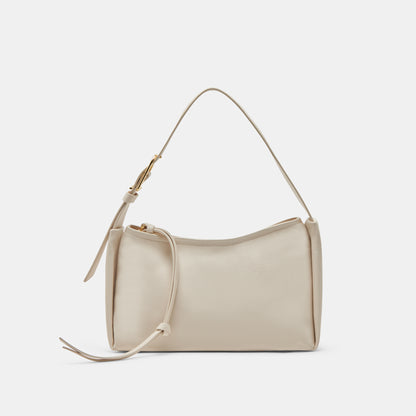 AUDRI SHOULDER BAG IVORY LEATHER