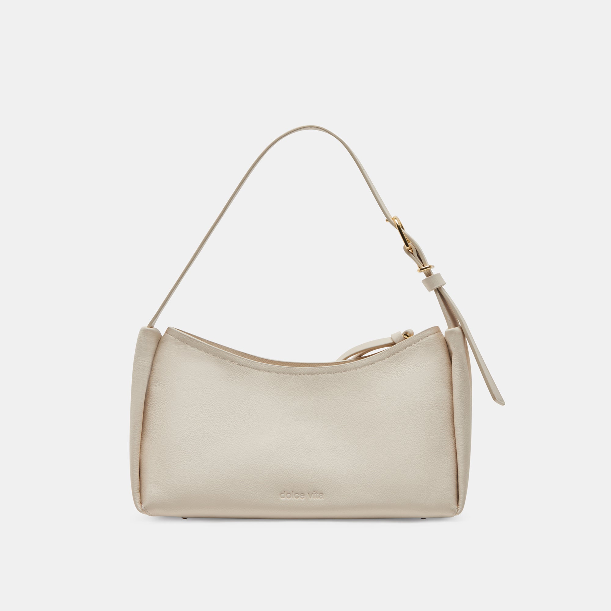 AUDRI SHOULDER BAG IVORY LEATHER