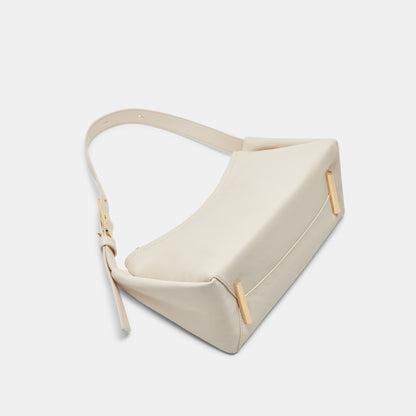 AUDRI SHOULDER BAG IVORY LEATHER