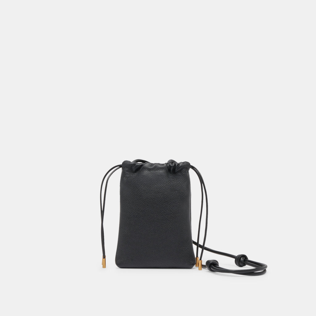 EVIE CROSSBODY POUCH BLACK PEBBLE LEATHER - image 3
