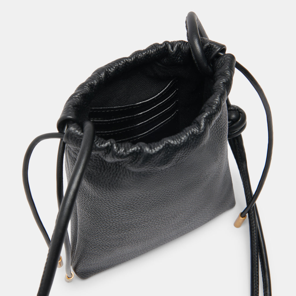 EVIE CROSSBODY POUCH BLACK PEBBLE LEATHER - image 4