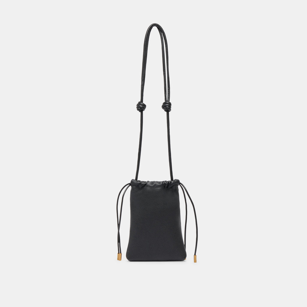 EVIE CROSSBODY POUCH BLACK PEBBLE LEATHER - image 1