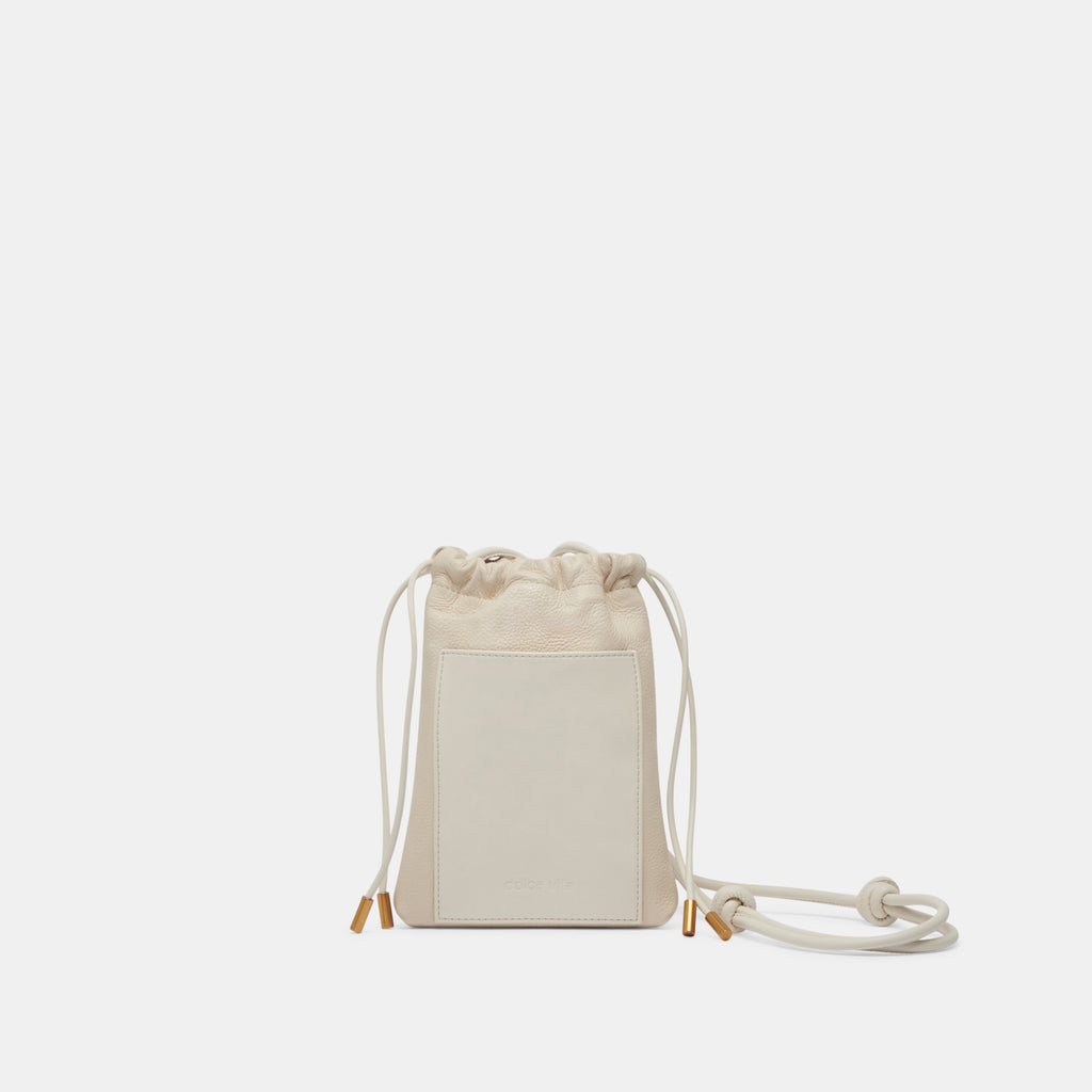 EVIE CROSSBODY POUCH IVORY PEBBLE LEATHER - image 3