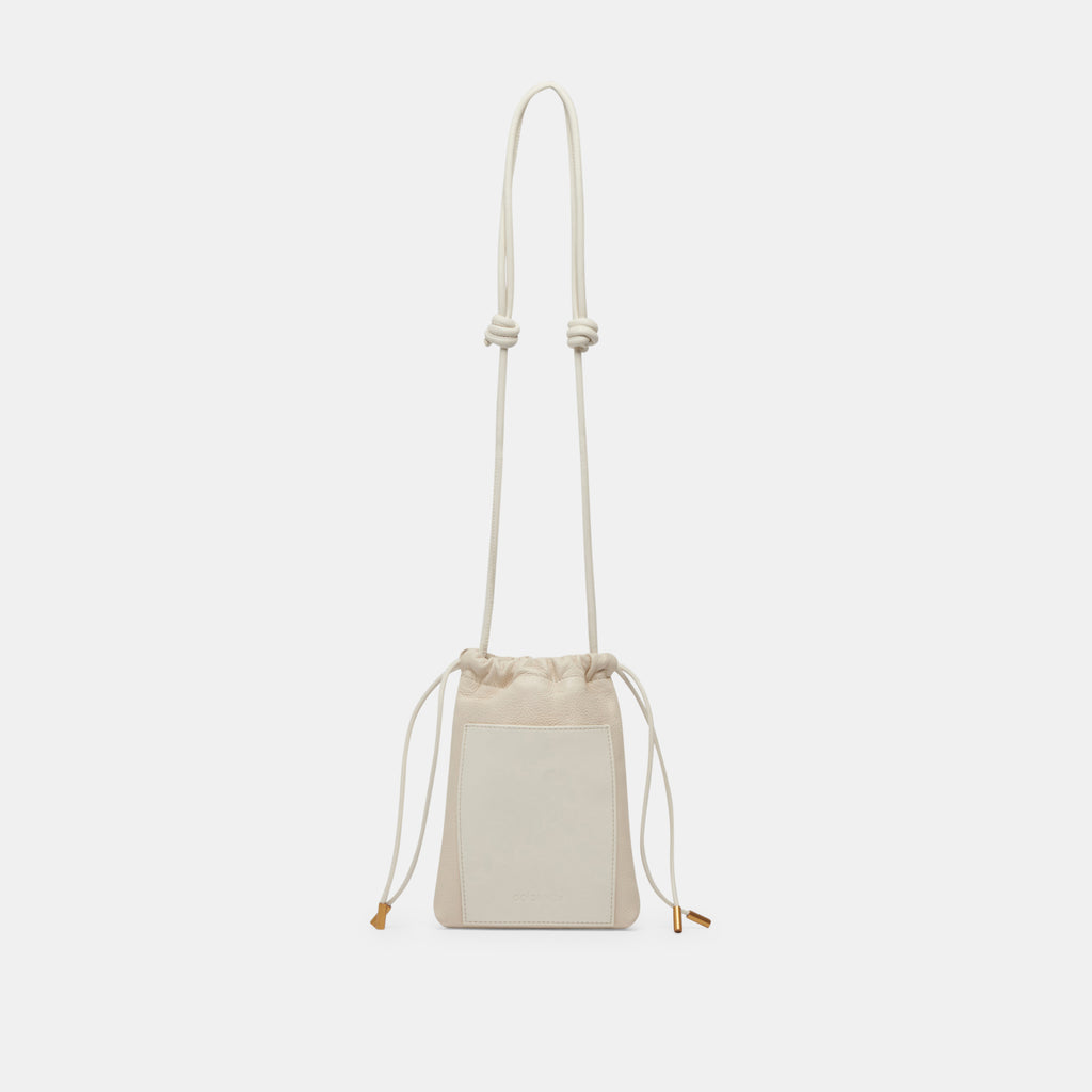EVIE CROSSBODY POUCH IVORY PEBBLE LEATHER - image 7