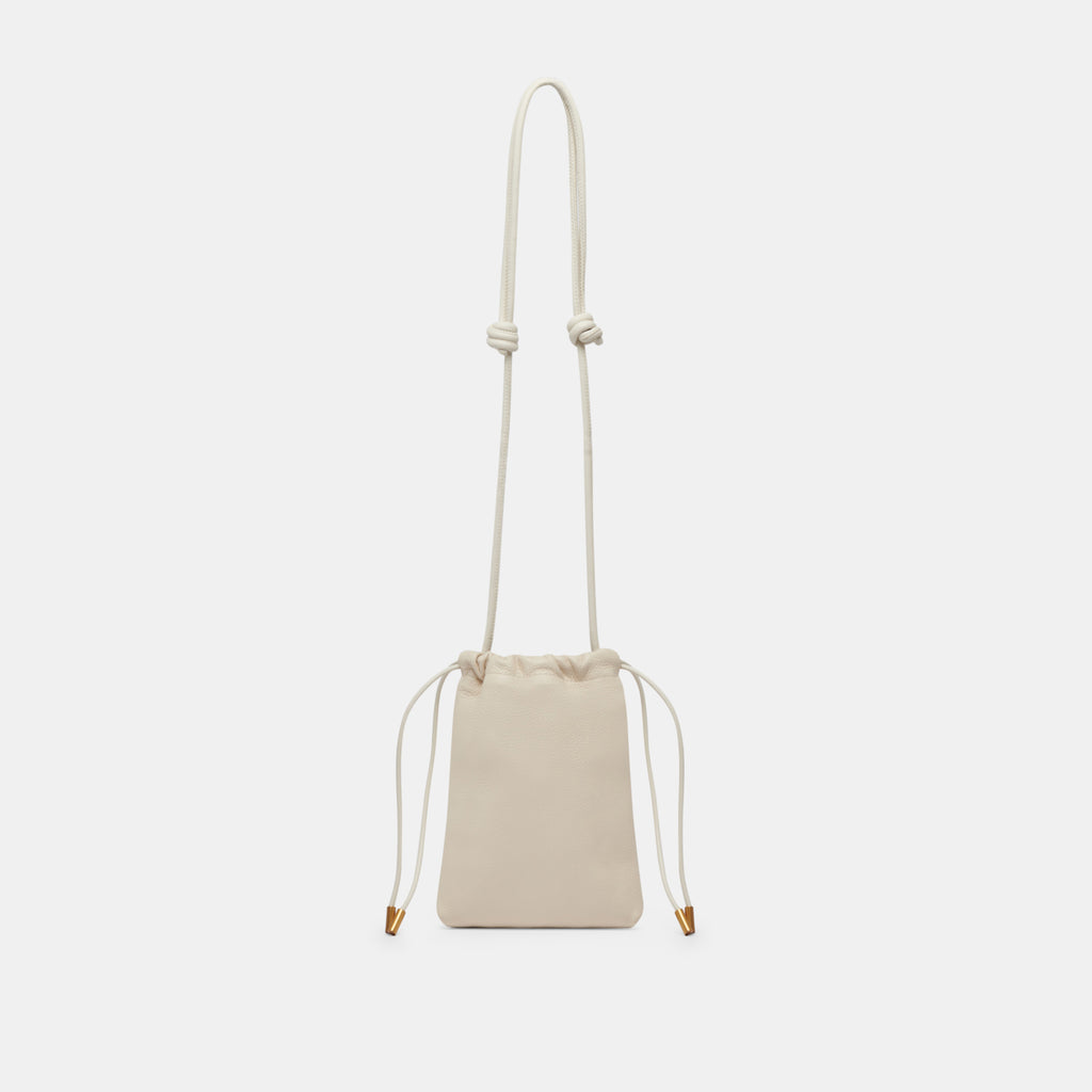 EVIE CROSSBODY POUCH IVORY PEBBLE LEATHER - image 1