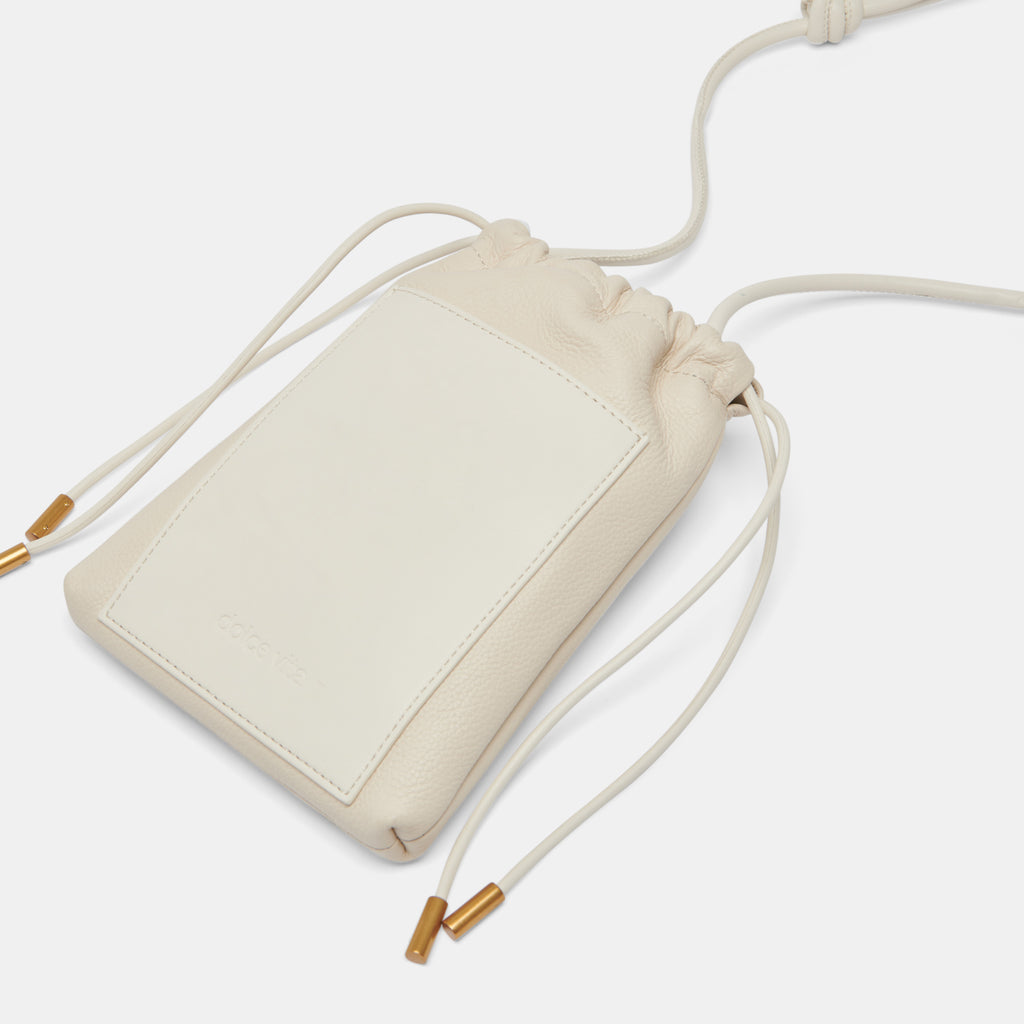 EVIE CROSSBODY POUCH IVORY PEBBLE LEATHER - image 5