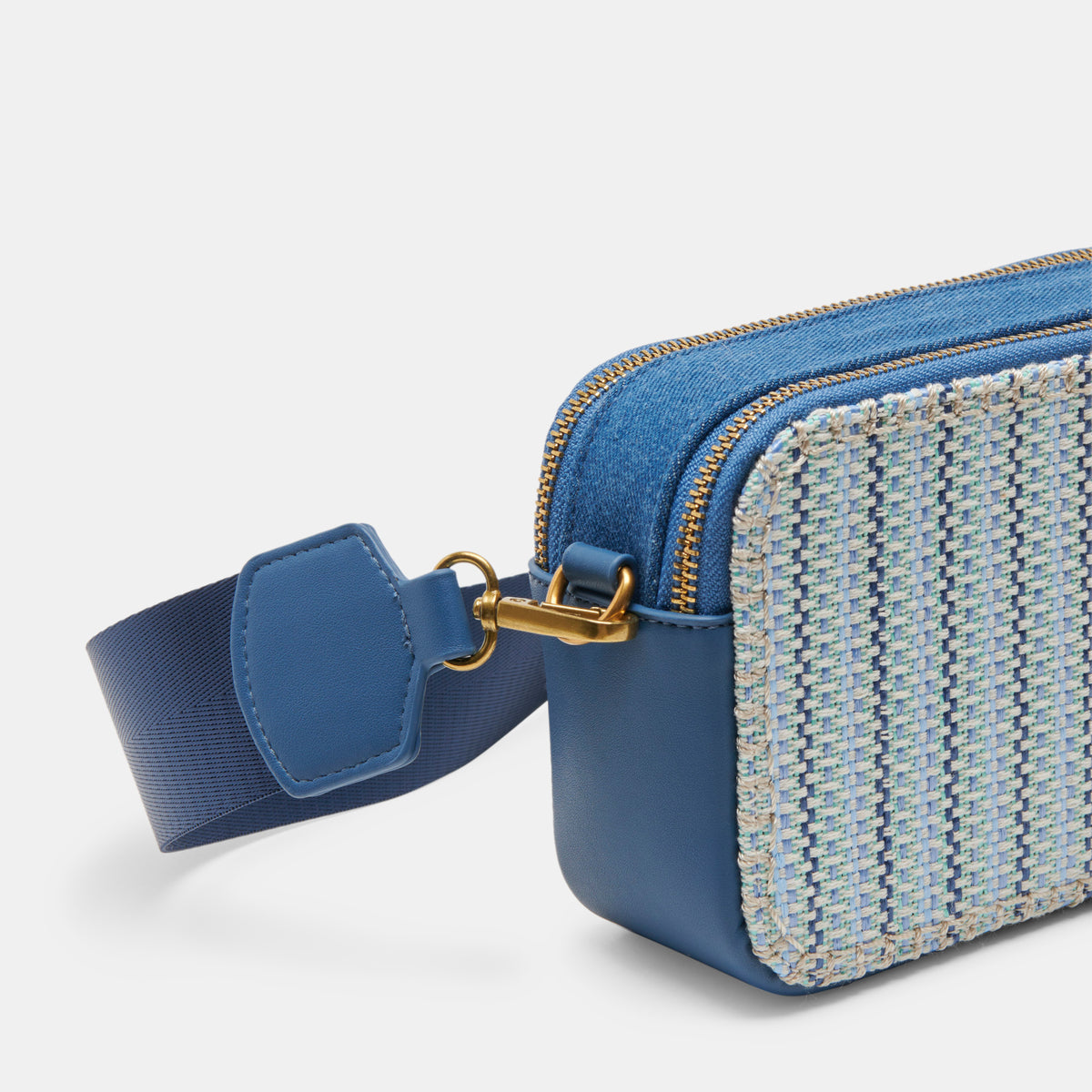 GLADYS CROSSBODY BLUE WOVEN Dolce Vita