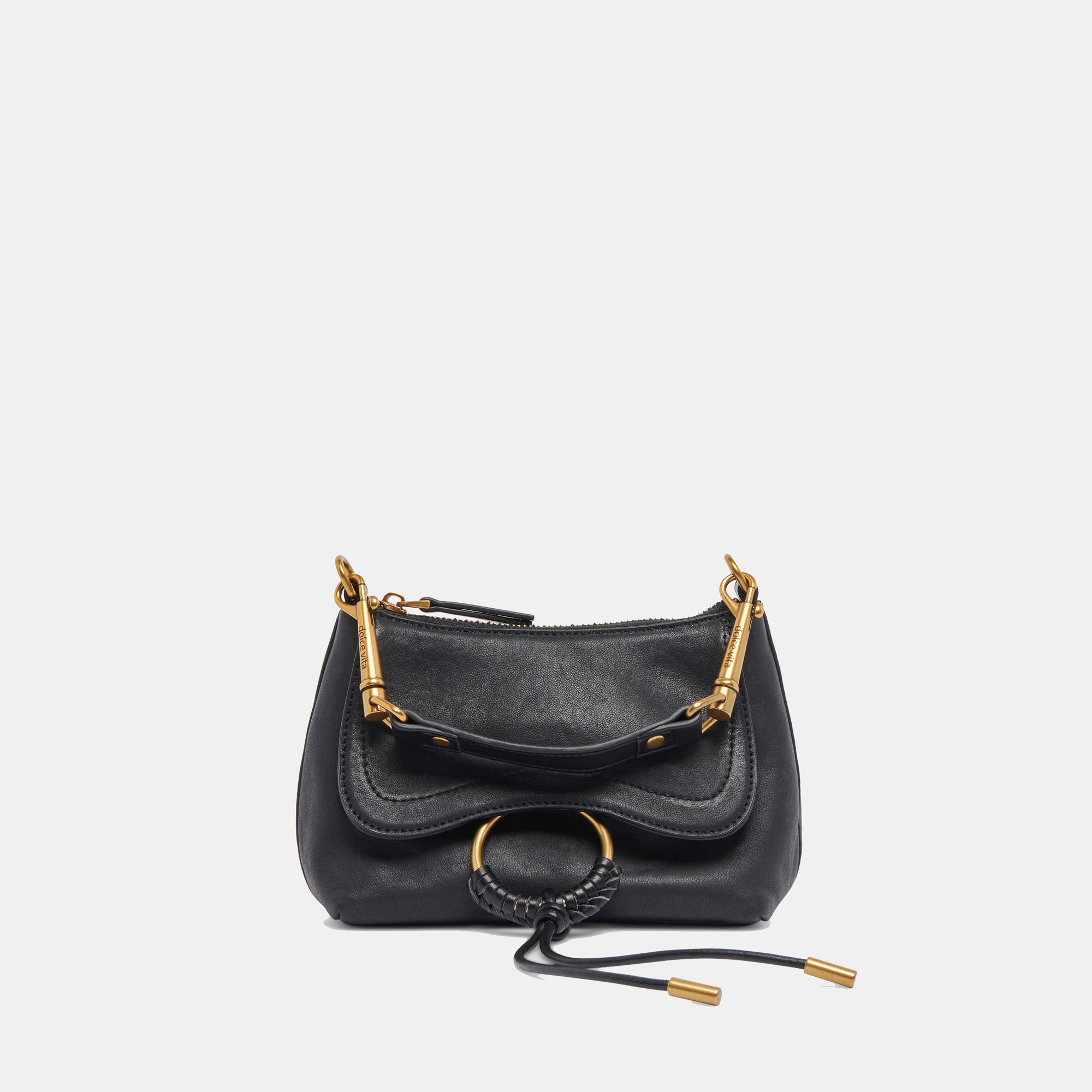 JOLENE CROSSBODY BLACK LEATHER - view 3