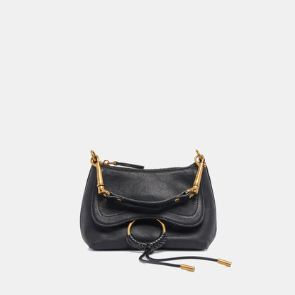 JOLENE CROSSBODY BLACK LEATHER