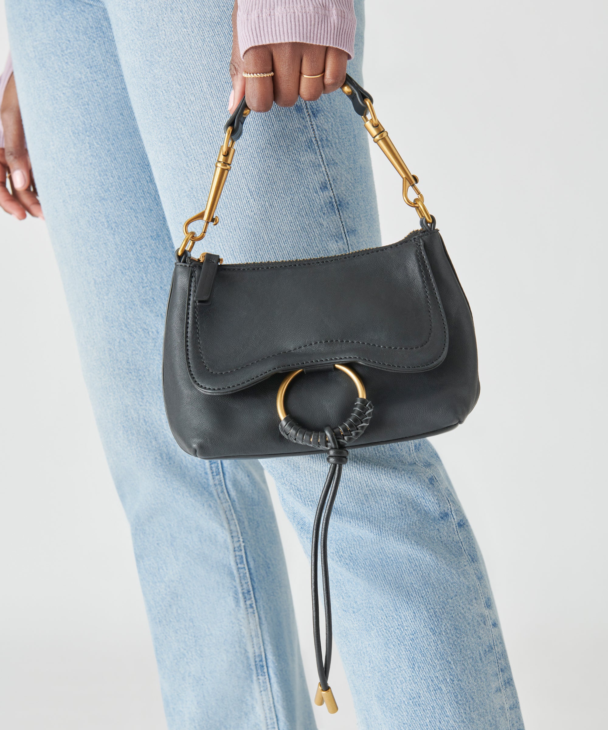 JOLENE CROSSBODY BLACK LEATHER - view 8
