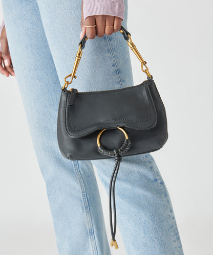 JOLENE CROSSBODY BLACK LEATHER