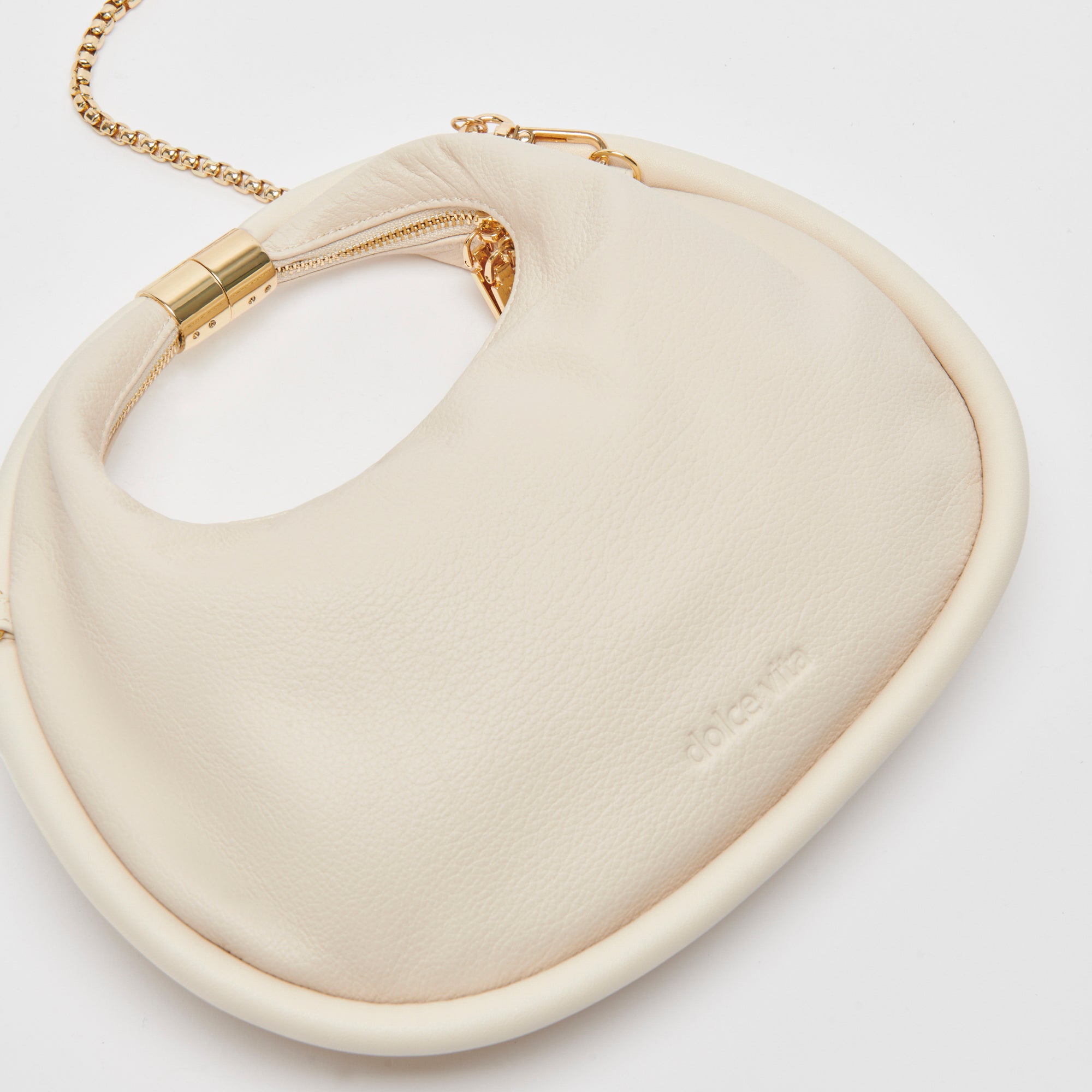 KEENA CROSSBODY IVORY LEATHER