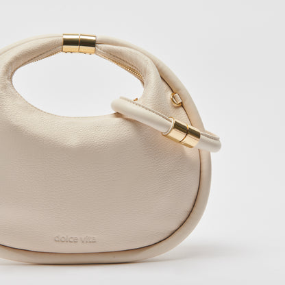 KEENA CROSSBODY IVORY LEATHER