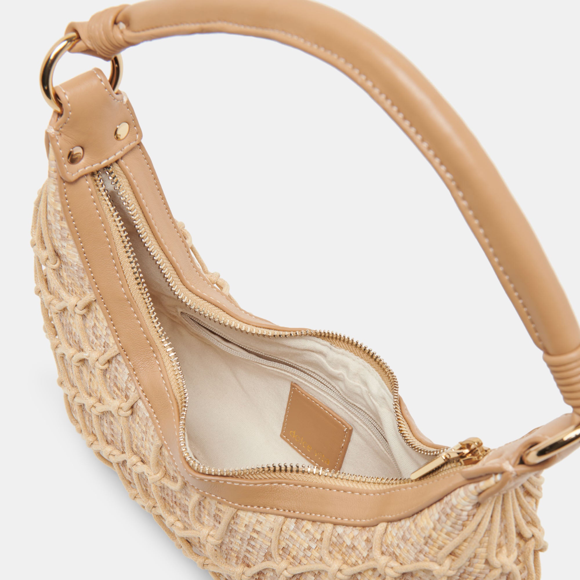 POSITANO SHOULDER BAG NATURAL RAFFIA