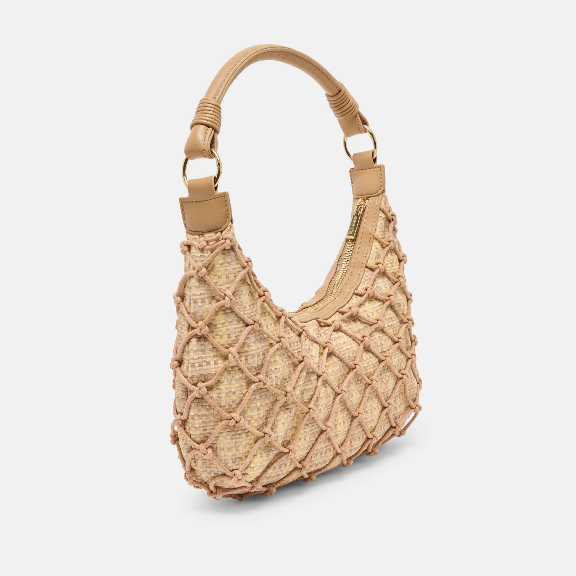 POSITANO SHOULDER BAG NATURAL RAFFIA