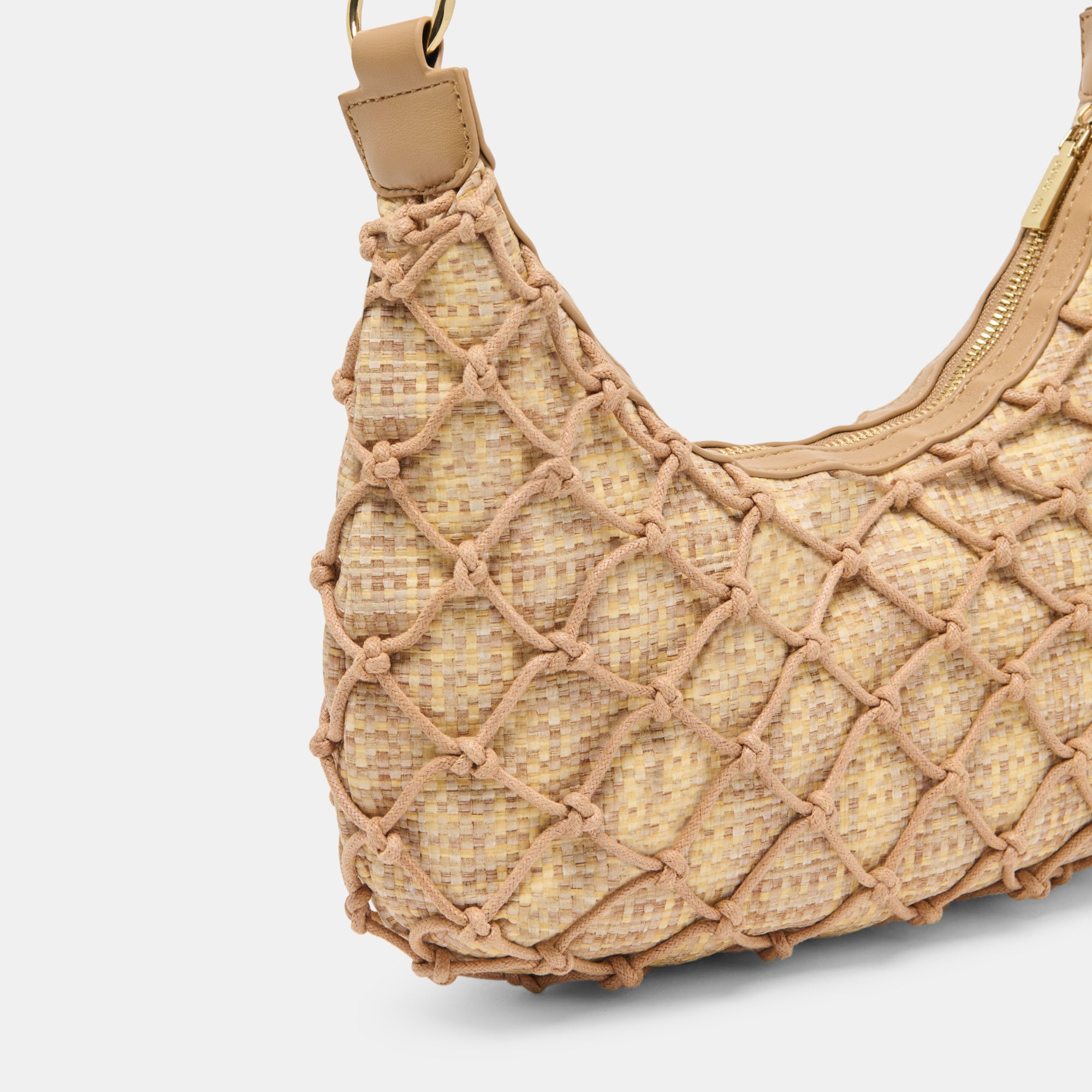 POSITANO SHOULDER BAG NATURAL RAFFIA