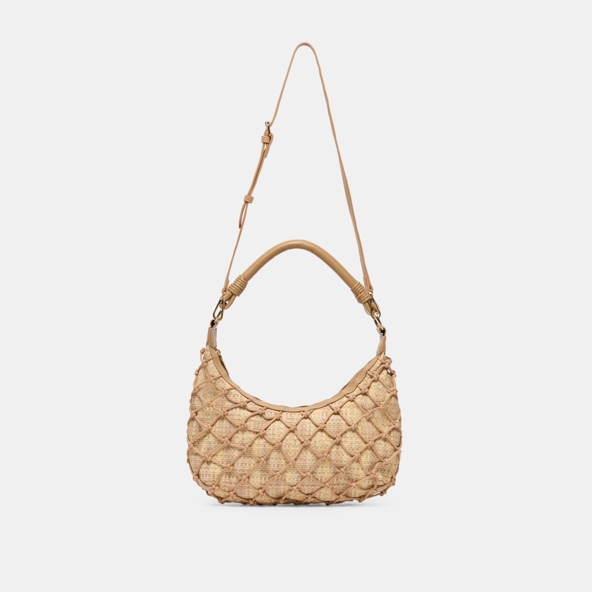 POSITANO SHOULDER BAG NATURAL RAFFIA