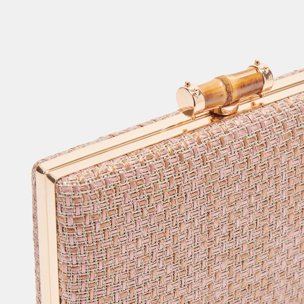 SANDY CLUTCH PINK WOVEN - image 4