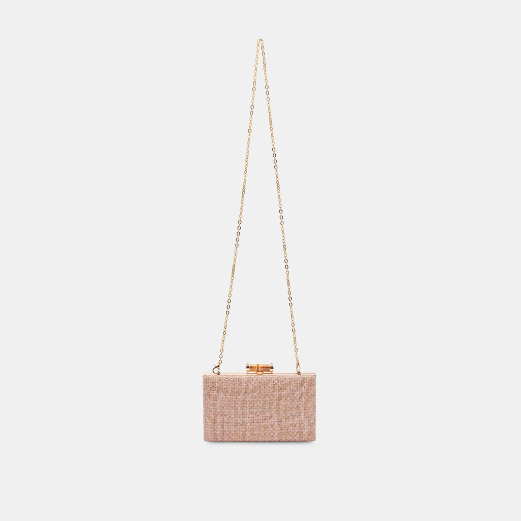 SANDY CLUTCH PINK WOVEN - image 2