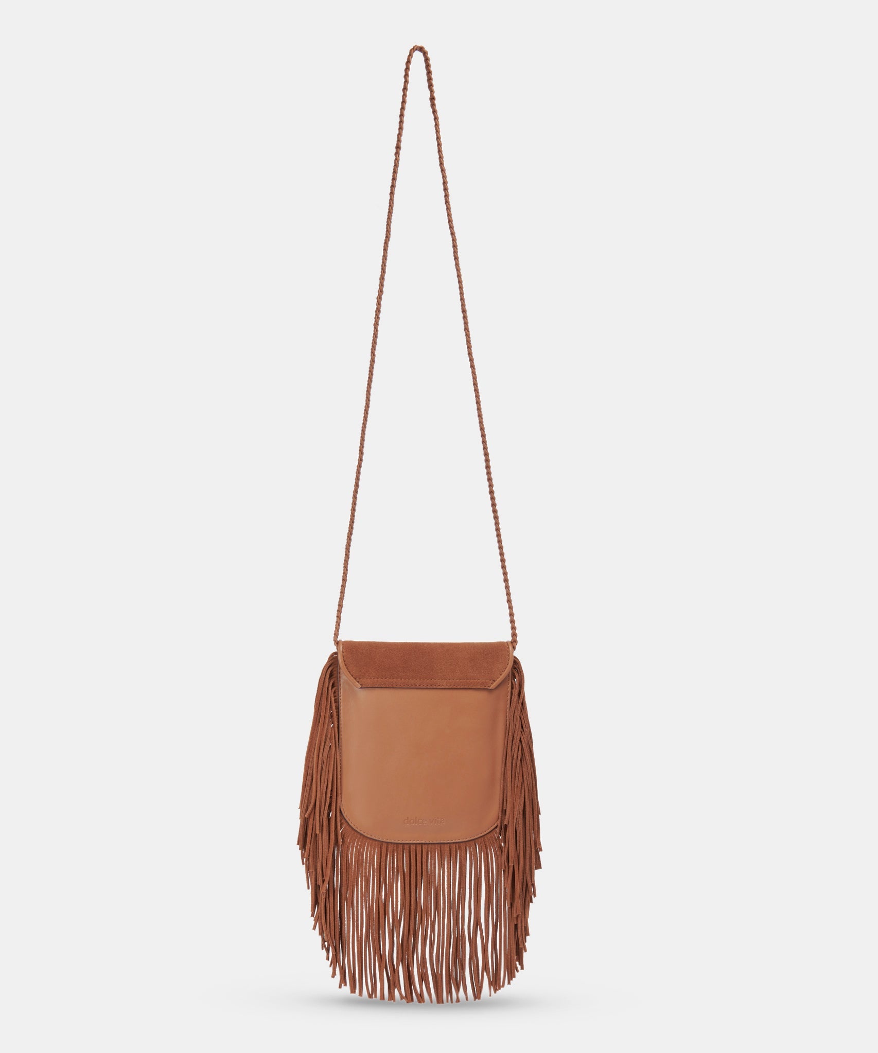 SHILA CROSSBODY BAG SADDLE SUEDE - re:vita