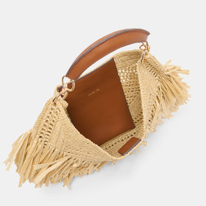 AMARILIS HANDBAG NATURAL RAFFIA