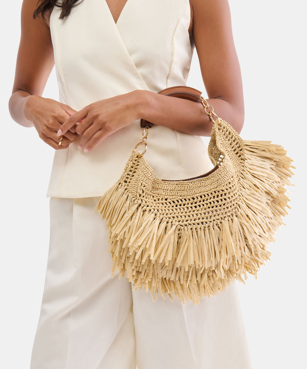 AMARILIS HANDBAG NATURAL RAFFIA - view 4
